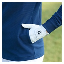 Footjoy Full-Zip Ottoman Hoodie damska bluza, granatowa