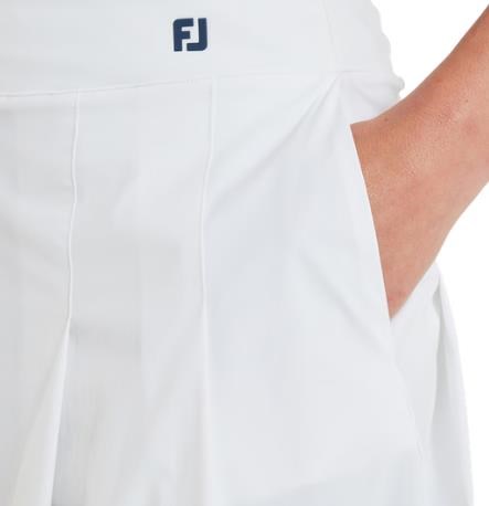 FootJoy Pleated spódnica golfowa, biało/granatowa