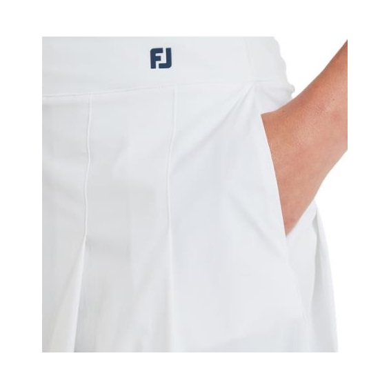 FootJoy Pleated spódnica golfowa, biało/granatowa