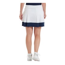 FootJoy Pleated spódnica golfowa, biało/granatowa