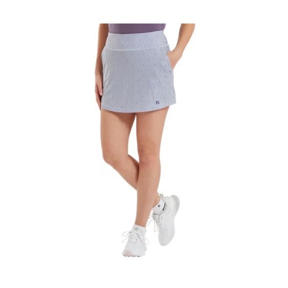 FootJoy Curve Geo Dot  Aerial spódnica golfowa, dusty violet/navy