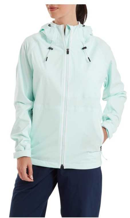 FootJoy HydroKnit damska kurtka wodoodporna, glacial blue/white