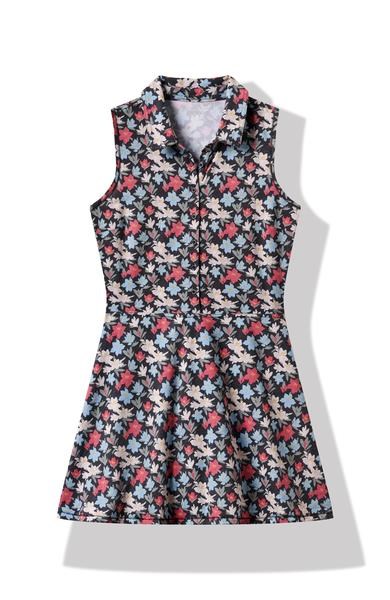 Travis Mathew Featherweight Course Time damska sukienka, black/floral