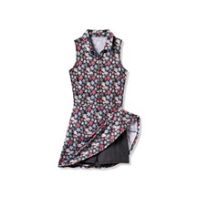 Travis Mathew Featherweight Course Time damska sukienka, black/floral