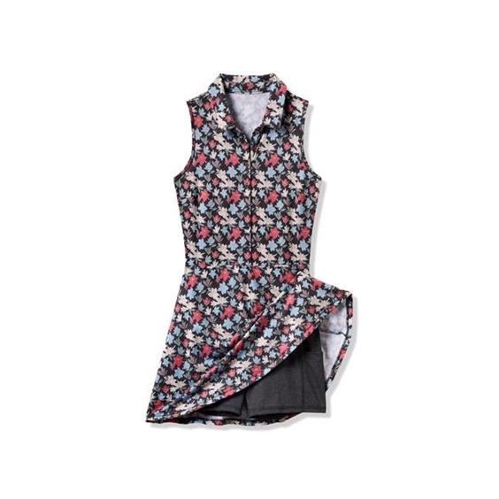Travis Mathew Featherweight Course Time damska sukienka, black/floral
