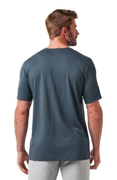 Travis Mathew Lost Swing Tee koszulka męska, mood indigo/vintage indigo