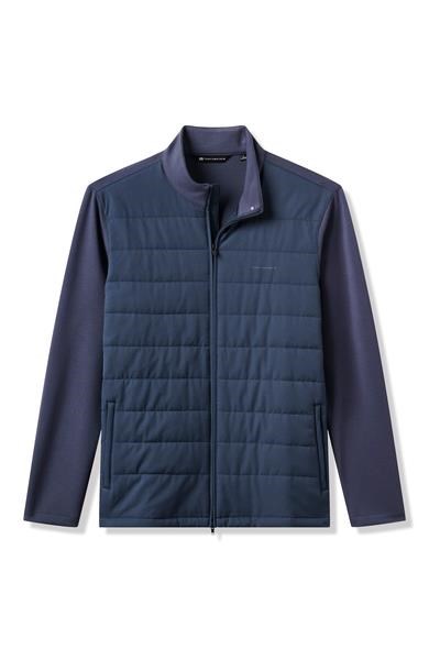 Travis Mathew Point of Sail Full Zip męska kurtka, mood indigo