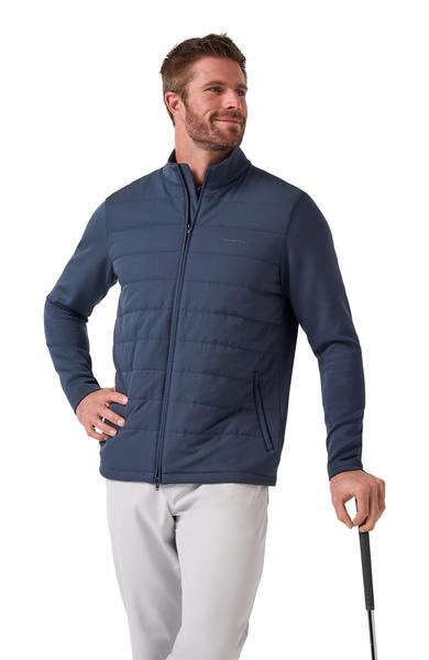 Travis Mathew Point of Sail Full Zip męska kurtka, mood indigo