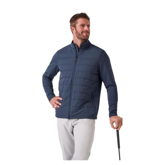 Travis Mathew Point of Sail Full Zip męska kurtka, mood indigo