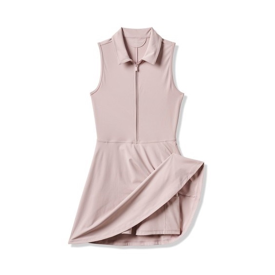 Travis Mathew Moveknit Sleeveless Polo damska sukienka, violet ice