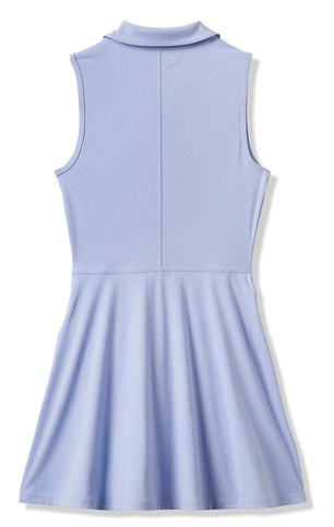 Travis Mathew Moveknit Sleeveless Polo damska sukienka, niebieska
