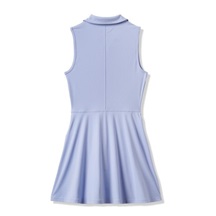 Travis Mathew Moveknit Sleeveless Polo damska sukienka, niebieska