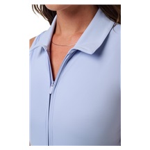 Travis Mathew Moveknit Sleeveless Polo damska sukienka, niebieska