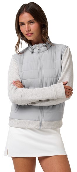 Travis Mathew Skyloft Soft Espresso Martini damska kurtka, szara