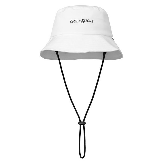 Travis Mathew Golf Sucks kapelusz, biały