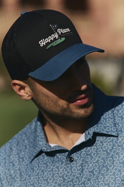 Travis Mathew Swing Season męska czapka z daszkiem, czarna
