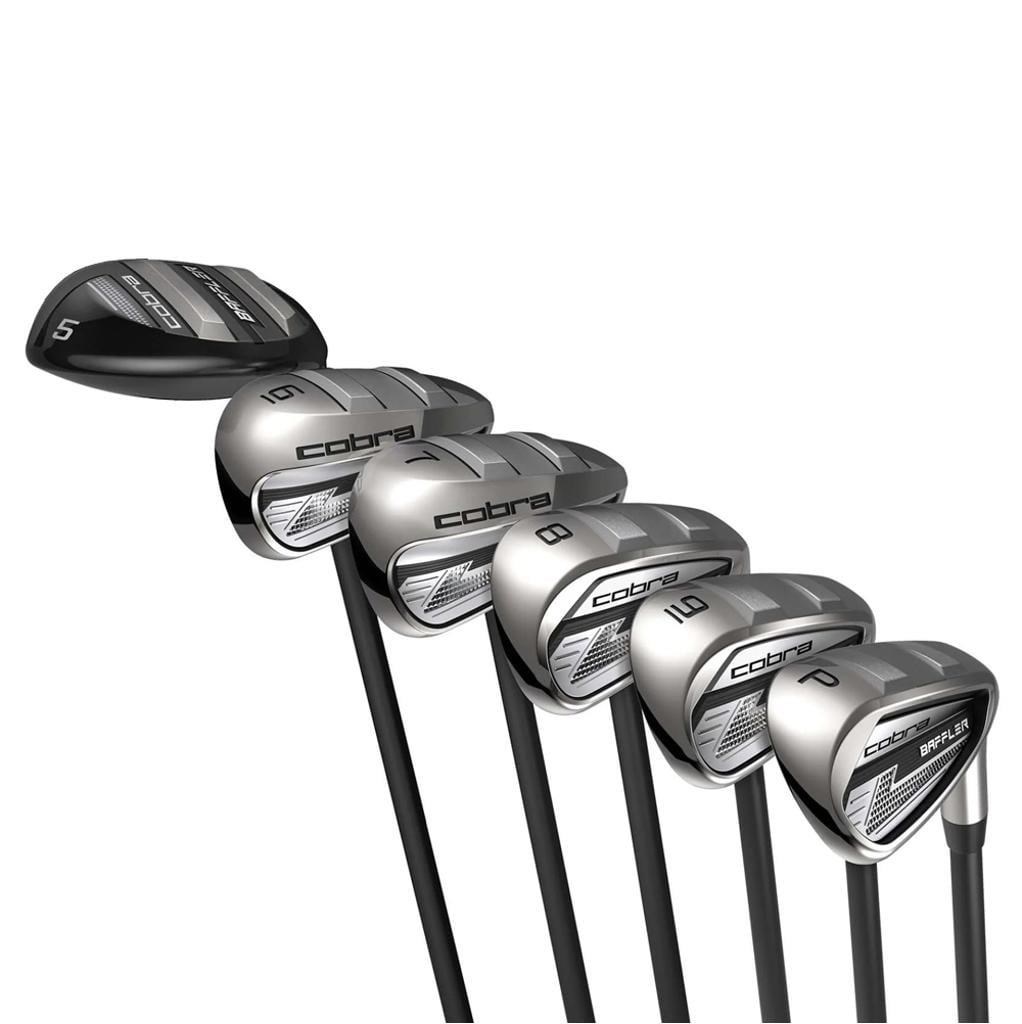 Cobra BAFFLER Black Silver Combo zestaw męskich kijów golfowych, grafit