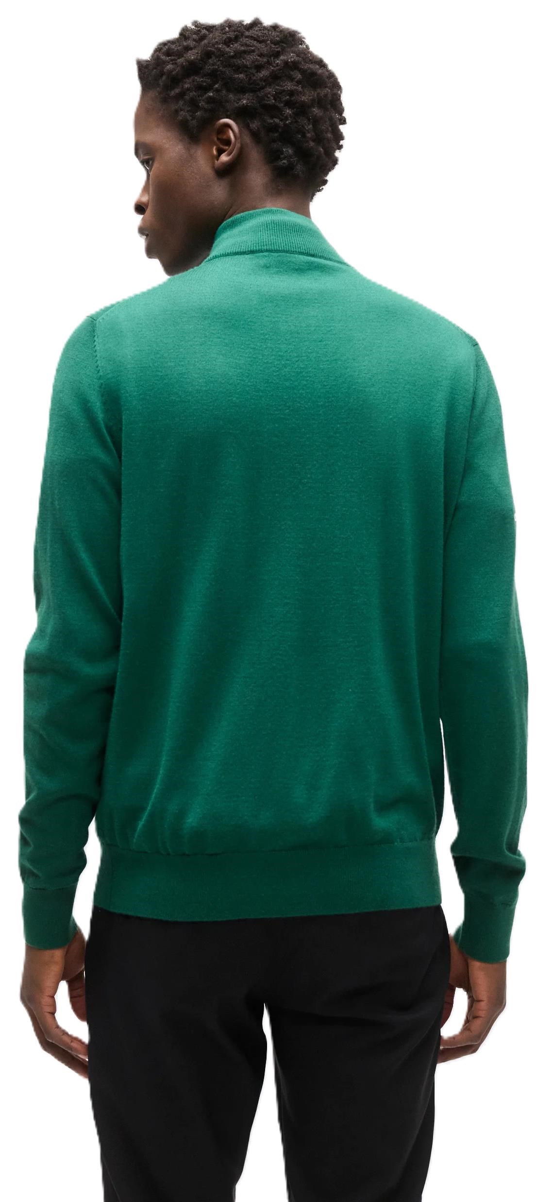 Callaway 1/4 Zip Mock męski sweter, deep galapagos green