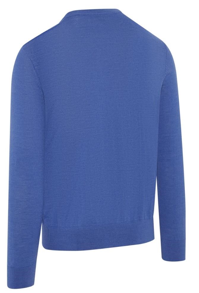 Callaway Crew Neck Merino Mix męski sweter, niebieski