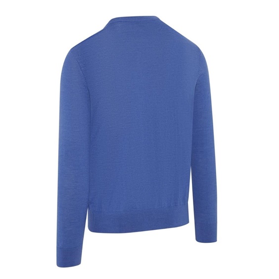 Callaway Crew Neck Merino Mix męski sweter, niebieski
