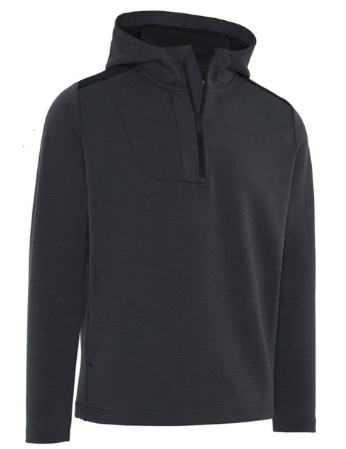 Callaway Soft Touch 1/4 Zip Premium męska bluza, black heather