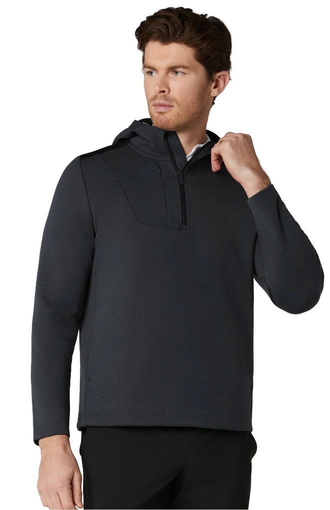 Callaway Soft Touch 1/4 Zip Premium męska bluza, black heather