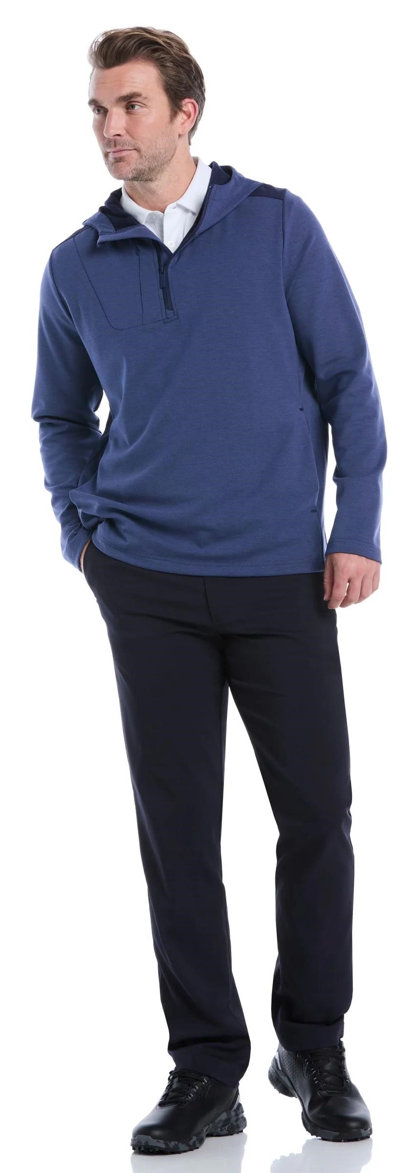 Callaway Soft Touch 1/4 Zip Premium męska bluza, granatowa
