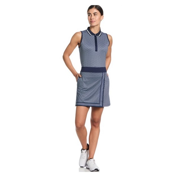 Callaway Scarf Geo Asymmetrical spódnica golfowa, peacoat