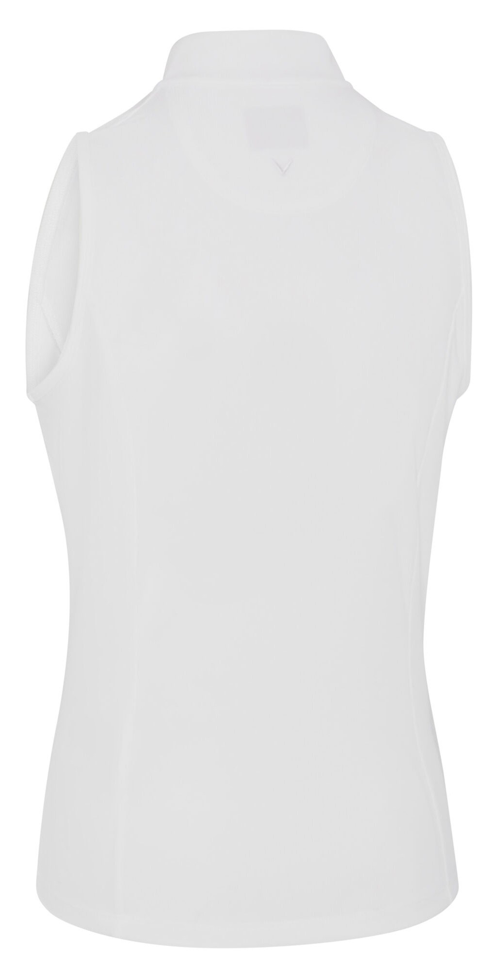 Callaway Rib Play Sleeveless damskie polo, białe