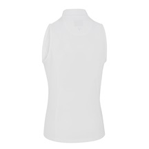 Callaway Rib Play Sleeveless damskie polo, białe