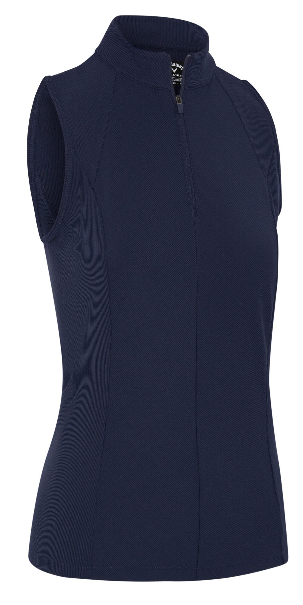 Callaway Rib Play Sleeveless damskie polo, peacoat