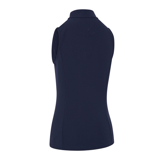 Callaway Rib Play Sleeveless damskie polo, peacoat