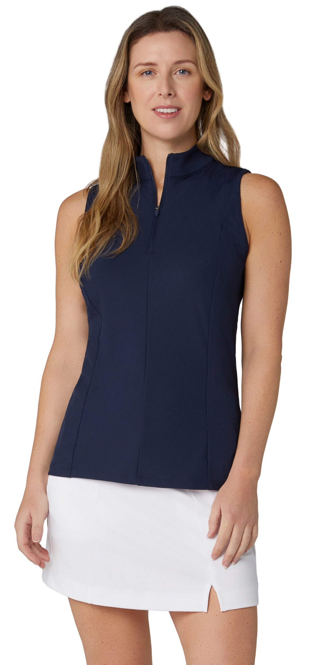 Callaway Rib Play Sleeveless damskie polo, peacoat
