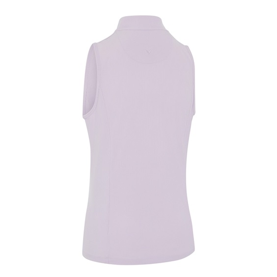 Callaway Rib Play Sleeveless damskie polo, pastel lilac