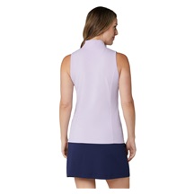 Callaway Rib Play Sleeveless damskie polo, pastel lilac