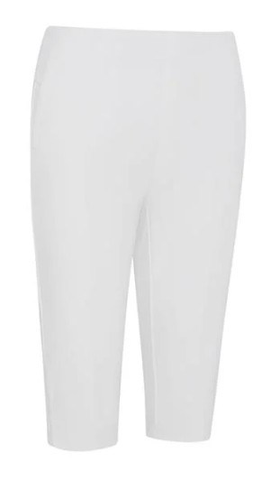 Callaway Hybrid Pull On Bermuda damskie spodenki, białe