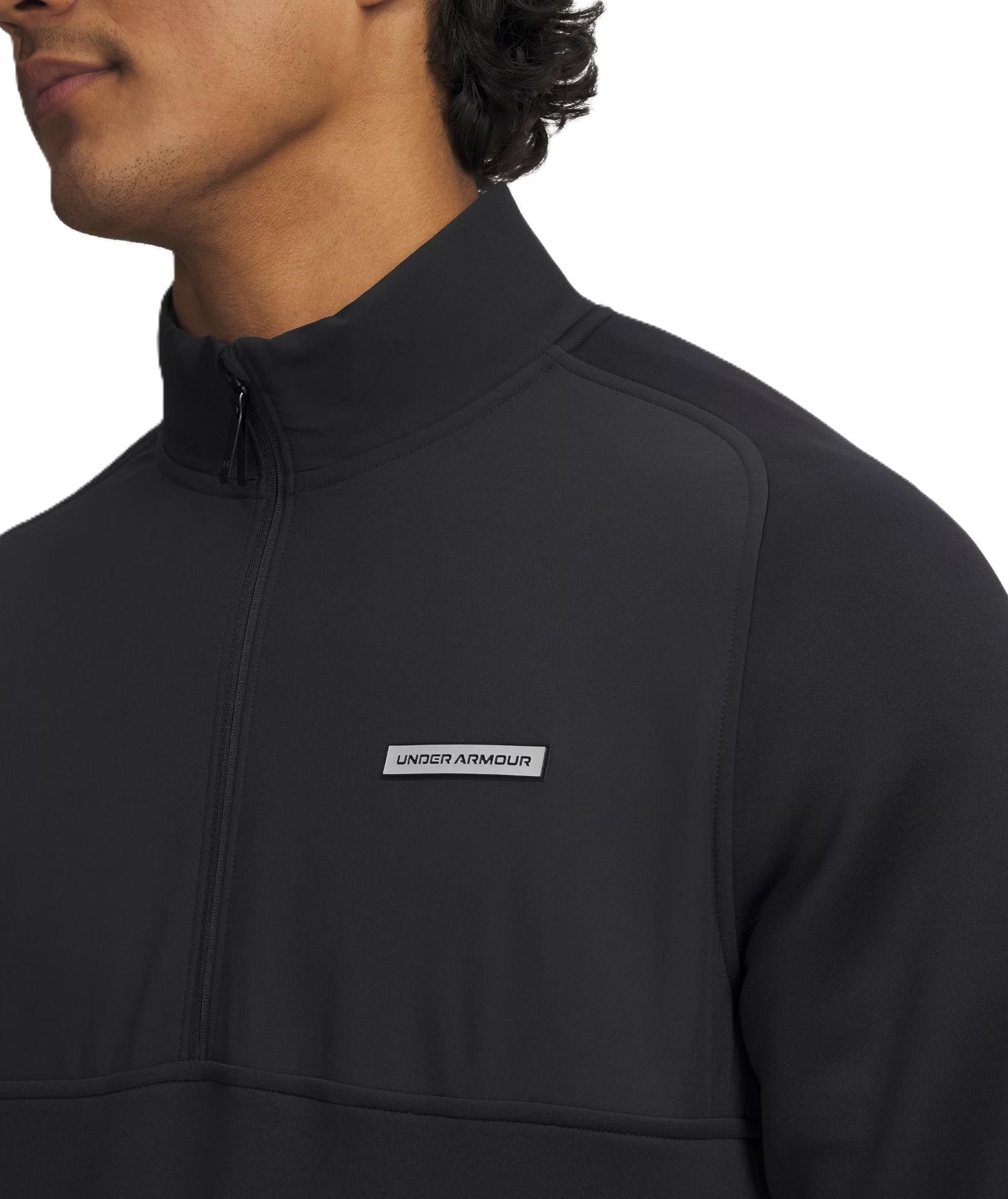 Under Armour Drive Pro Hybrid Half Zip męska bluza, czarna
