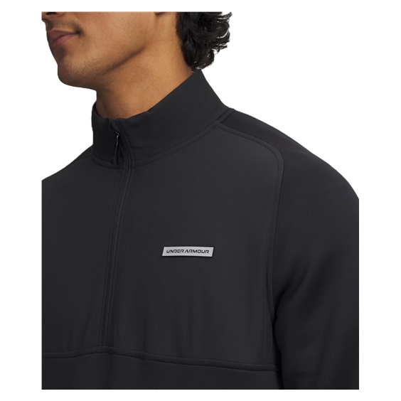 Under Armour Drive Pro Hybrid Half Zip męska bluza, czarna