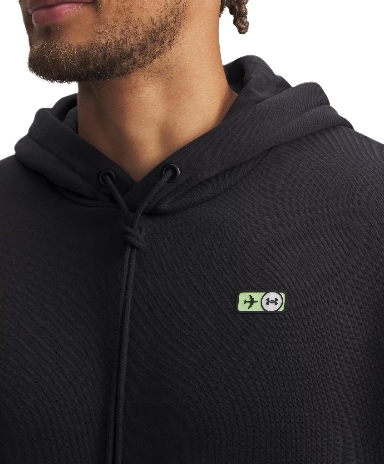 Under Armour Icon Golf Trip Hoodie męska bluza, czarna