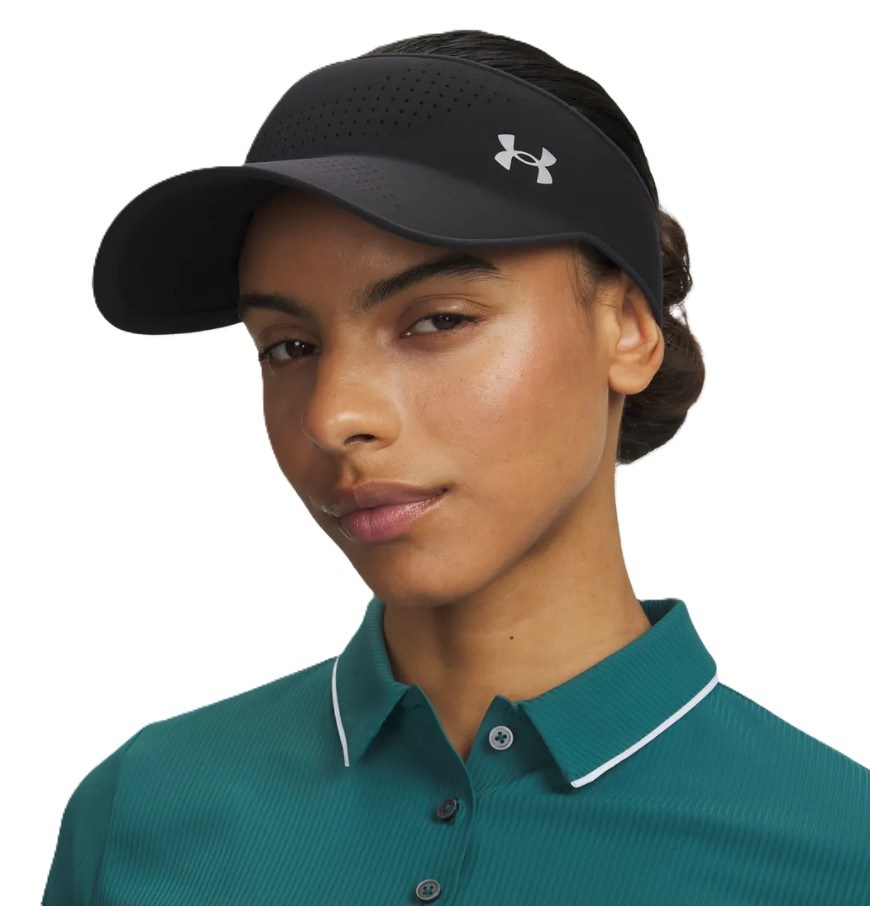 Under Armour Stealthform Halo unisex daszek golfowy, czarny