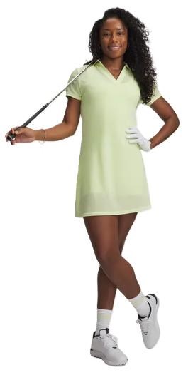 Under Armour UA Drive 2-in-1 sukienka golfowa, jasnozielona