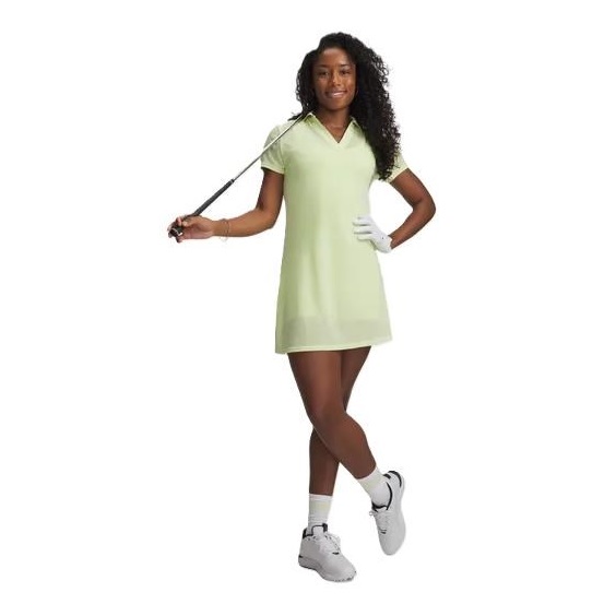 Under Armour UA Drive 2-in-1 sukienka golfowa, jasnozielona