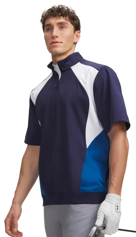 Under Armour Drive Wind SS 1/2 Zip męska kurtka, granatowo/biała