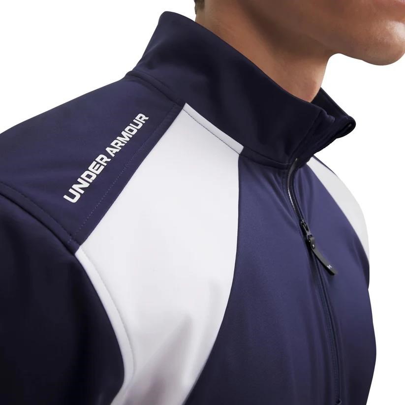 Under Armour Drive Wind SS 1/2 Zip męska kurtka, granatowo/biała