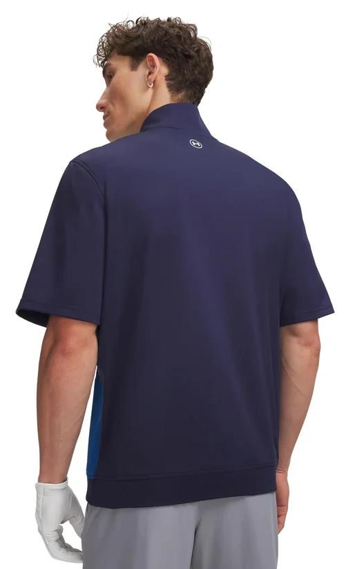 Under Armour Drive Wind SS 1/2 Zip męska kurtka, granatowo/biała