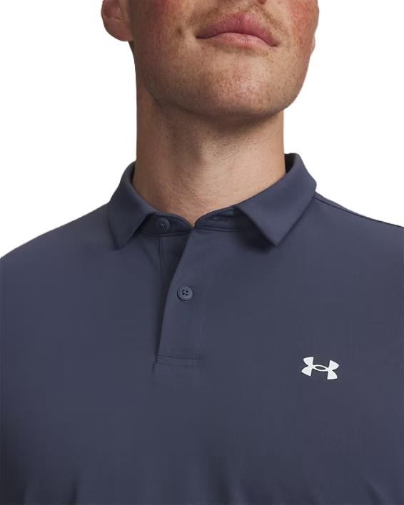 Under Armour Tee To Green Pique męskie polo, granatowe