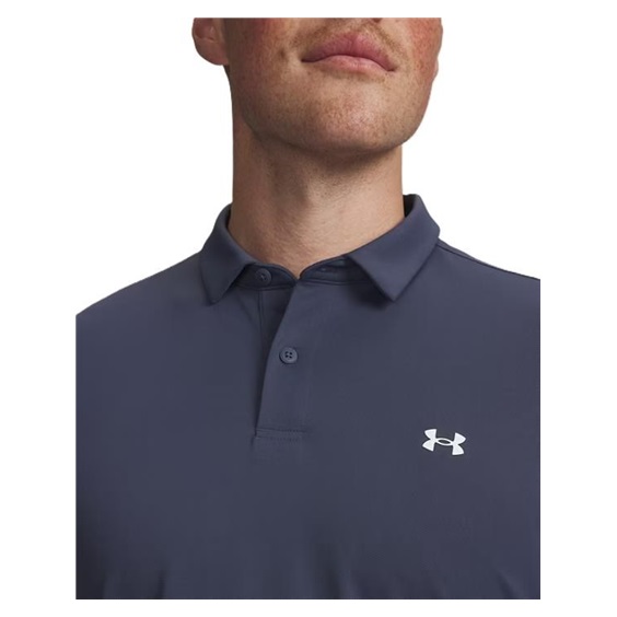 Under Armour Tee To Green Pique męskie polo, granatowe