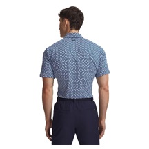 Under Armour T2G Printed męskie polo, niebiesko/białe