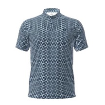 Under Armour T2G Printed męskie polo, niebiesko/białe