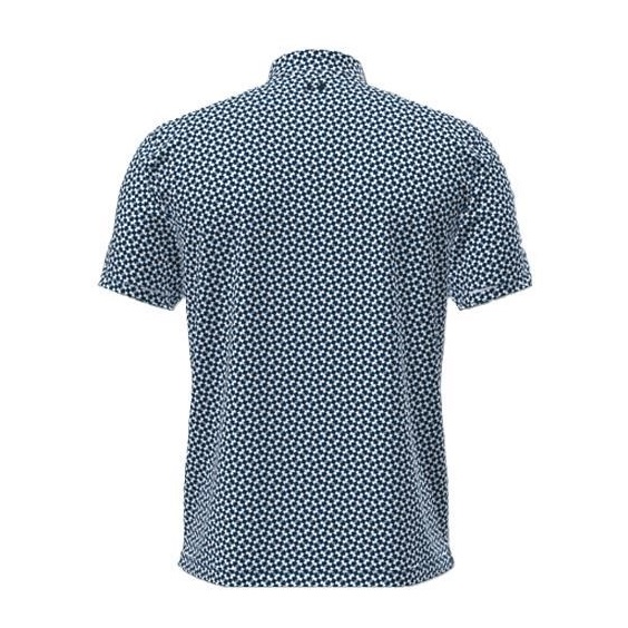 Under Armour T2G Printed męskie polo, niebiesko/białe
